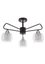 Lampa sufitowa Gato 3xE14 czarny 54 cm