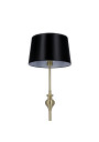 Prima floor lamp 1xE27 gold satynowy, abażur black 135 cm - product image 1
