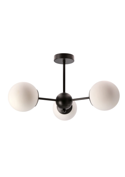 E14 pendant light 3xE14 black 54 cm