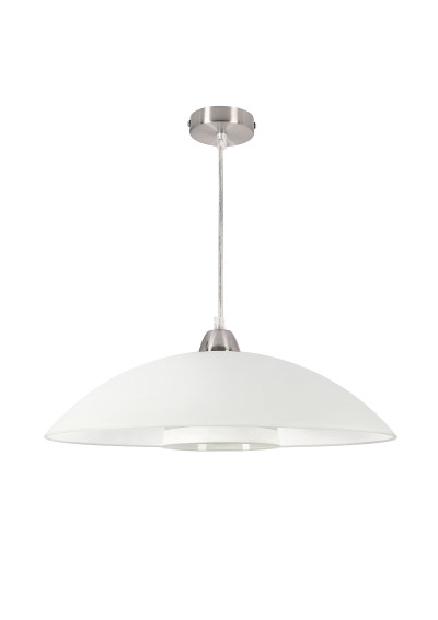 Duetto pendant light 1xE27 white 40 cm