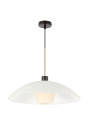 Duetto pendant light E27 white 40 cm