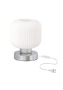 Cromado table lamp 1xE27 silver 15 cm