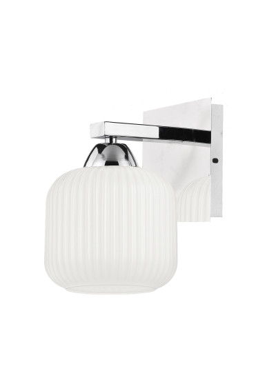 Lampa ścienna Cromado 1xE27 srebrny 18 cm