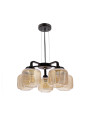 Campana pendant light 5xE27 brown 48 cm