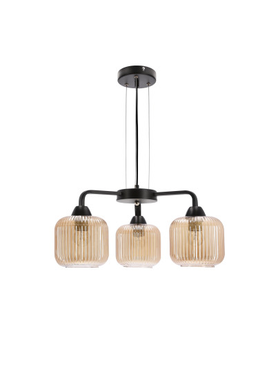 Lampa wisząca Campana 3xE27 brązowy 48 cm