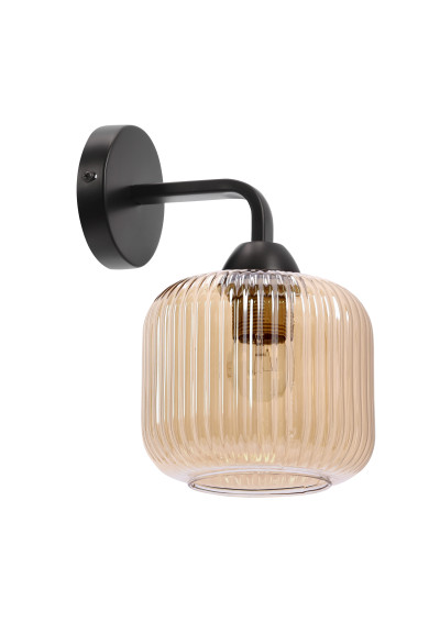 Lampa ścienna Campana 1xE27 brązowy 18 cm