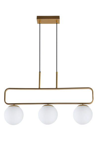 Jove pendant light 3xG9 mosiądz / white 60 cm - product image 1