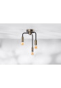 Lampa sufitowa Saga 3xE14 patynowy + matowy czarny 22 cm - zdjęcie produktu 2