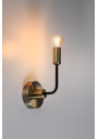 Lampa ścienna Saga 1xE14 patyna + matowy czarny 12 cm - zdjęcie produktu 3