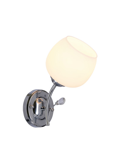 Lampa ścienna Estar 1xE27 chromowy + biały 18 cm - zdjęcie produktu 1