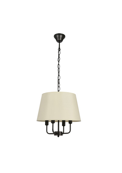 Pasteri pendant light 4xE14 black / beige 37,5 cm