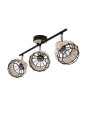 Tajga ceiling light 3xE14 black / drewniany 64 cm - product image 1