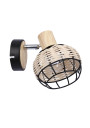 Tajga wall light black / drewniany 18 cm - product image 1