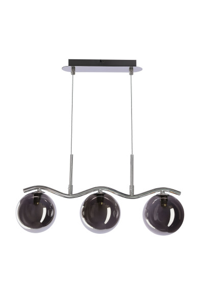 Lumos pendant light G9 chromee 49 cm