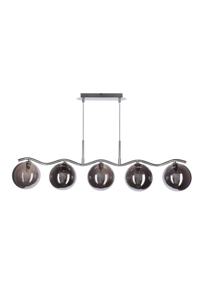 Lampa wisząca Lumos 5xG9 chromowy 86 cm