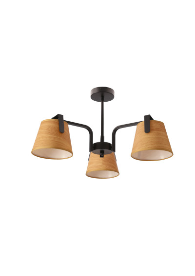 Plafon E14 brązowy 55 cm