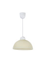 Vanilia pendant light 1xE27 white / cream 18 cm