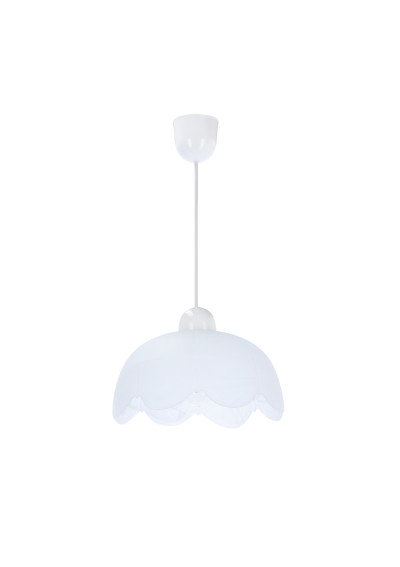Lampa wisząca Bratek 1xE27 biały 25 cm