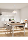 Bratek pendant light 1xE27 white 25 cm - product image 1
