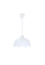 Lampa wisząca Bratek 1xE27 biały 18 cm