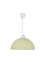 Lampa wisząca Vanilia 1xE27 biały + kremowy 22 cm