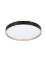 Plafon Florida 18 W LED 4000 K czarno złoty + biały 33 cm