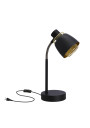 Aleksandria table lamp 1xE14 black / gold 19 cm