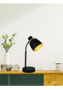 Aleksandria table lamp 1xE14 black / gold 19 cm - product image 1