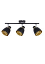 Aleksandria ceiling light 3xE14 black / gold 57,5 cm
