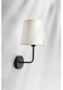 Pasteri wall light 1xE14 matt black, abażur beige 23 cm - product image 2