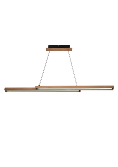 Sento pendant light 20 W LED 4000 K drewniany / black 97,5 cm