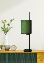 Lampa stołowa Bendi 1xE27 czarny + zielony 20 cm - zdjęcie produktu 1