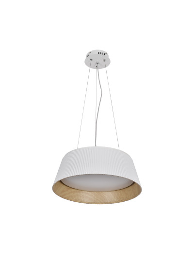 Umbria pendant light 24 W LED 4000 K white / drewniany 45 cm