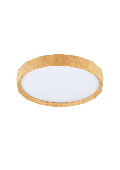 Plafon Cadix 24 W LED 4000 K biały + drewniany 38,5 cm