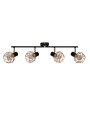 Lampa sufitowa Acrobat 4xE14 czarny + miedziany 79 cm