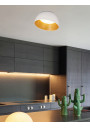 Plafon Trento 18 W LED 4000 K biały + drewniany 35 cm - zdjęcie produktu 1