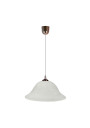 Vera pendant light 1xE27 copper / alabastrowy 25 cm
