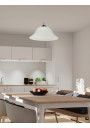Vera pendant light 1xE27 copper / alabastrowy 25 cm - product image 1