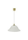 Lampa wisząca Vera 1xE27 złoty + alabastrowy 25 cm
