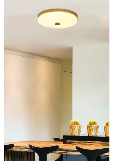Lemo ceiling light 24 W LED 4000 K white / drewniany 38 cm - product image 1