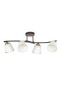 Lampa sufitowa Greco 4xE27 brunatny+złoty 65 cm