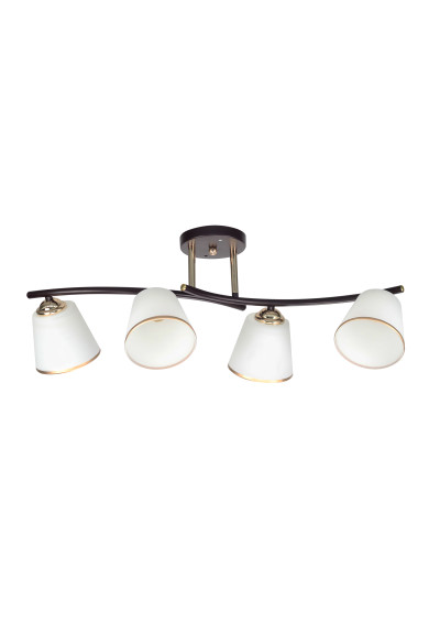 Greco ceiling light 4xE27 brunatny/gold 65 cm