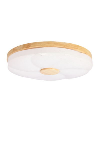 Fiorino ceiling light 24 W LED 4000 K white / drewniany 39 cm