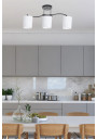Esnyr ceiling light 3xE27 chromee/white/black 58 cm - product image 1