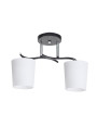 Esnyr ceiling light 2xE27 chromee/black/white 37 cm