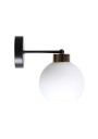 Amanda wall light 1xE27 black / white 23 cm