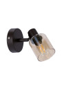 Lampa ścienna Agra 1xE14 czarny 16 cm