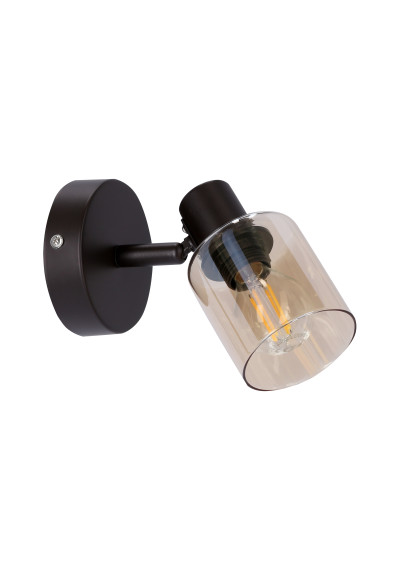 Agra wall light 1xE14 black 16 cm