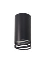 Tuba ceiling light 1xGU10 black 5,5 cm