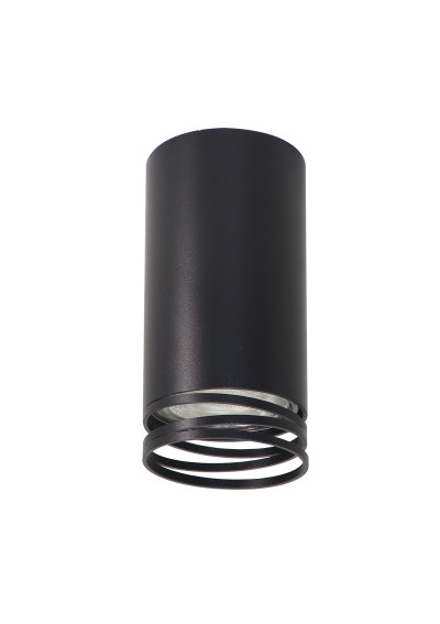 Lampa sufitowa Tuba 1xGU10 czarny 5,5 cm